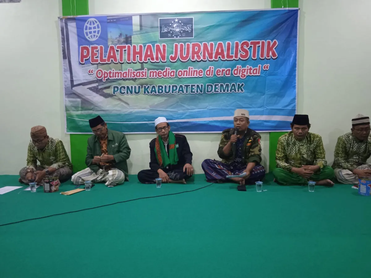 Lawan Hoaks, Majlis Wakil Cabang NU Kecamatan Karangawen Gelar Pelatihan Jurnalistik
