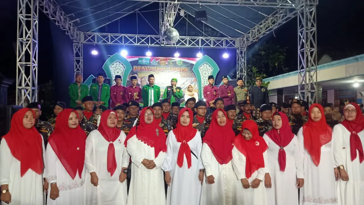 Peringati Sesepuh Desa, Ansor Banser Ranting Cabean Bersama Warga Gelar Pengajian Dan Kirim Doa