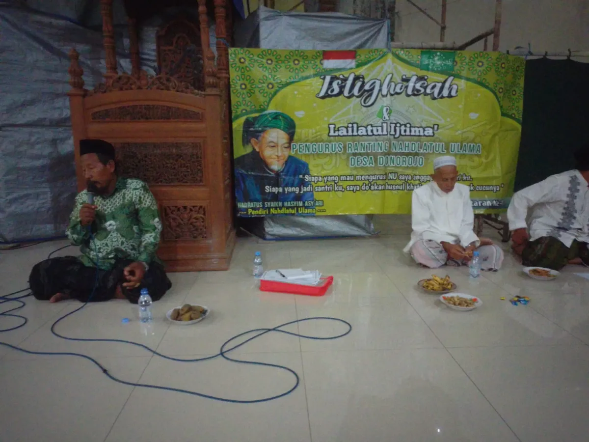 Ranting NU Donorojo: Lailatul Ijtima’ Ajang Silaturahmi Warga Nahdliyin