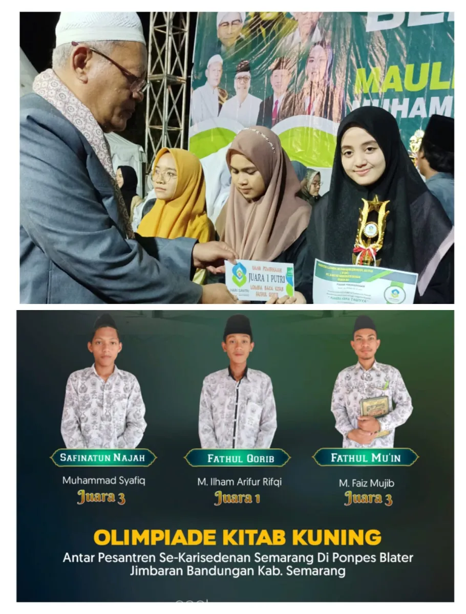 Membanggakan, Santri Karanggawang Demak Borong Juara Lomba Kitab Kuning