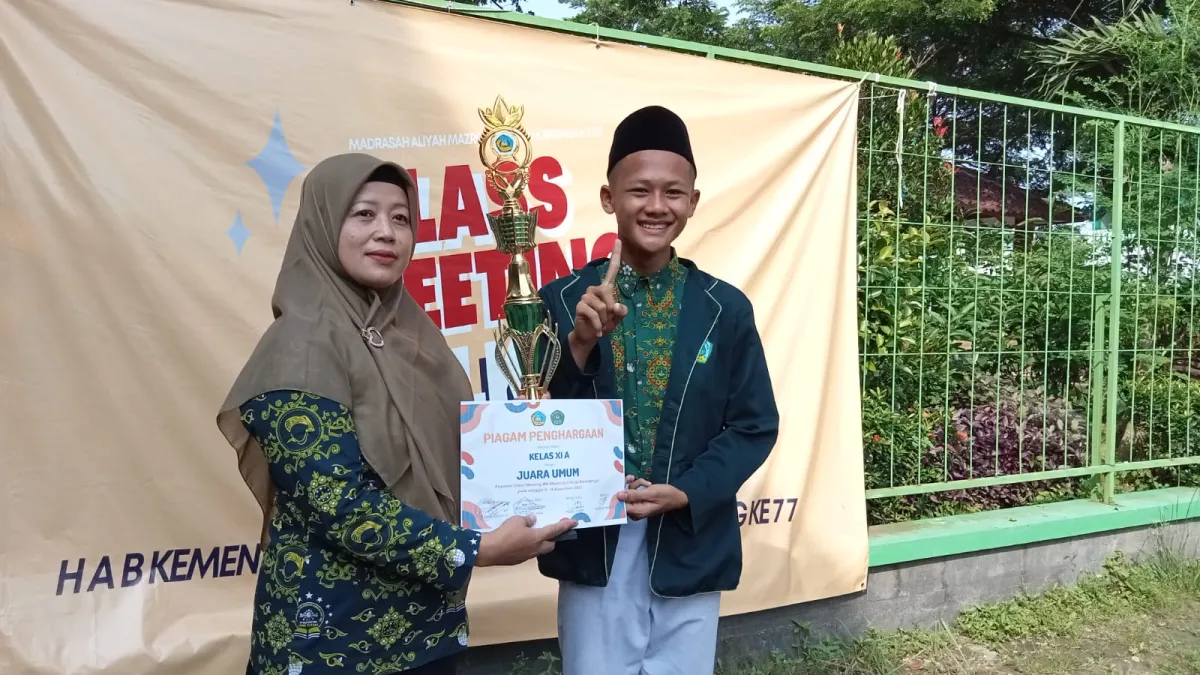Kembangkan Bakat Dan Minat, MA Mazroatul Huda Karanganyar Gelar Claas Meeting