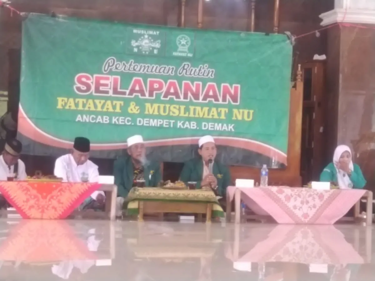 Ketua MWCNU Dempet Ajak Fatayat Dan Muslimat Dempet Untuk Bijak Dalam Bermedia Sosial