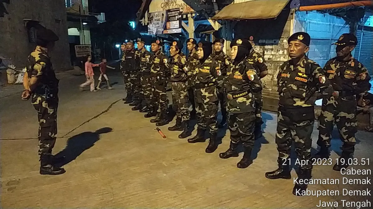 Ansor-Banser Demak Kota Ikut Pengamanan Takbir Mursal