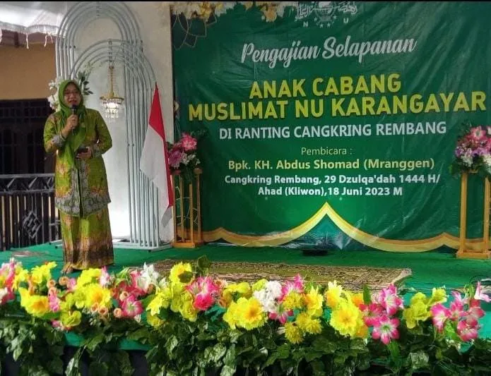 Rutin Selapanan, Ketua PAC Muslimat: Kader Muslimat Dimohon Untuk Ikut Berperan Dalam Mensukseskan Pembangunan Gedung MWC