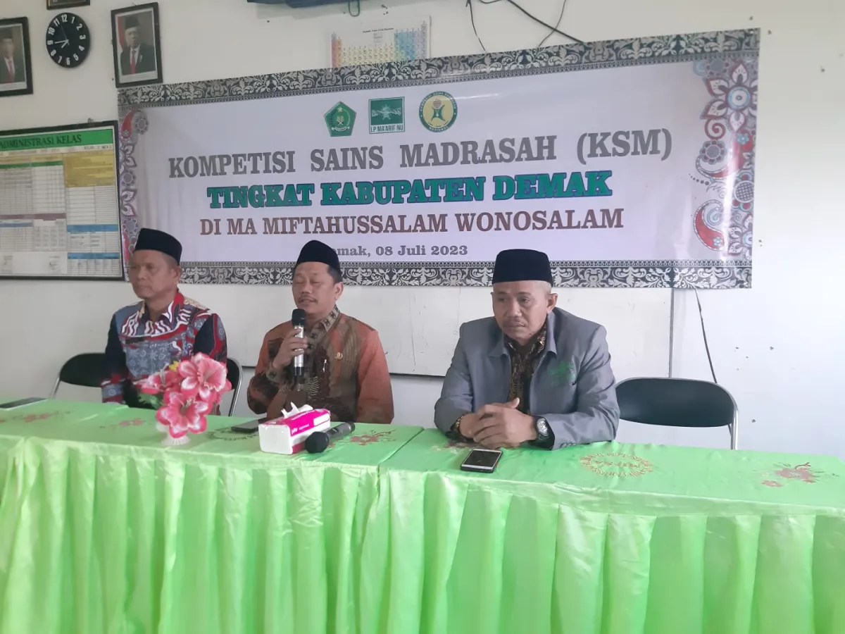Lomba Kompetisi Sains Madrasah, Kepala: Madrasah kami Ditunjuk Salah Satu Tempat Penyelenggaraan KSM