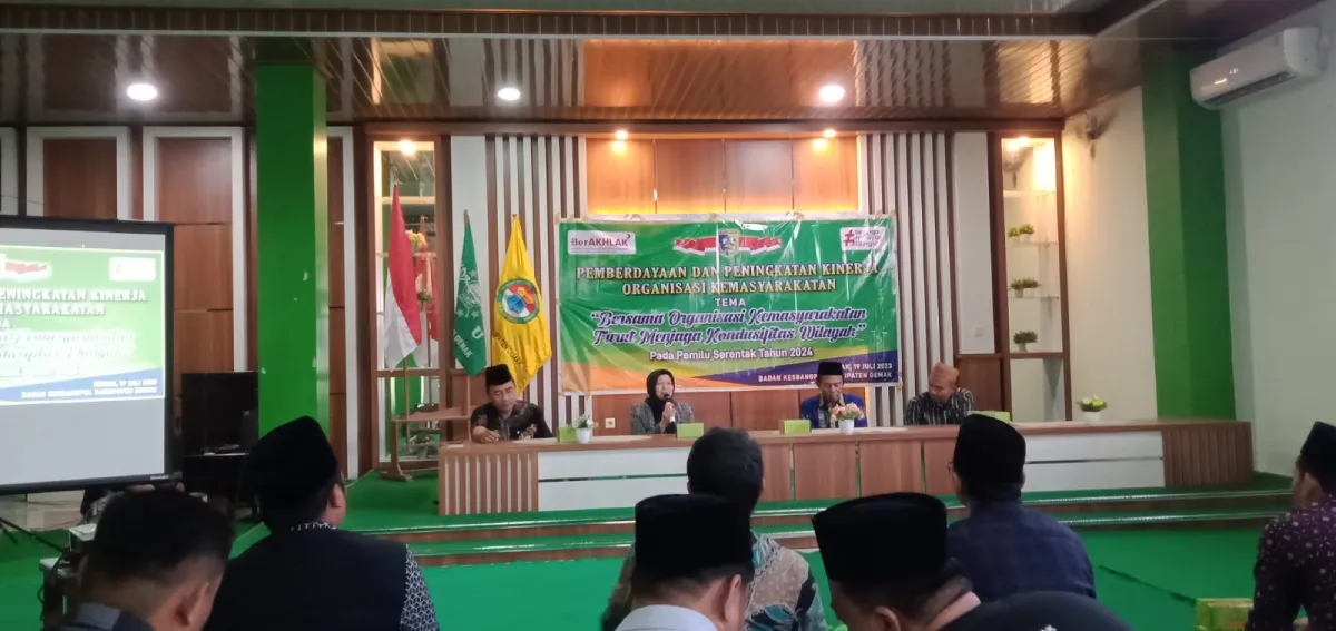 Kesbangpol Demak Berharap IKA-PMII Menjadi Garda Terdepan Jaga Kondusifitas Pemilu 2024