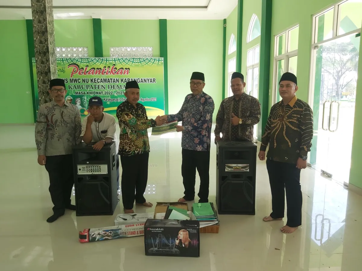 Pengurus Lama Serah Terimakan Aset, Ketua MWCNU Karanganyar: Akan Kami Teruskan Dan Rawat