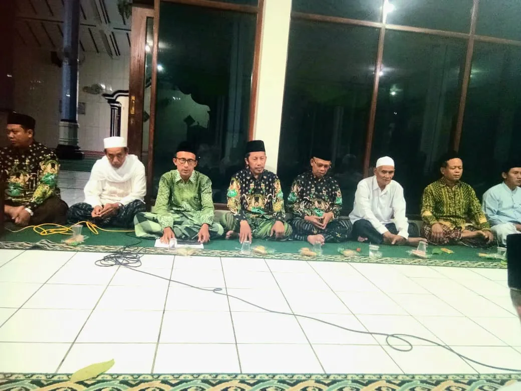 Gelar Musyarawah Ranting, KH. Mudatsir dan H. Abdul Muarif Nahkodai NU Ranting Ngaluran Karanganyar