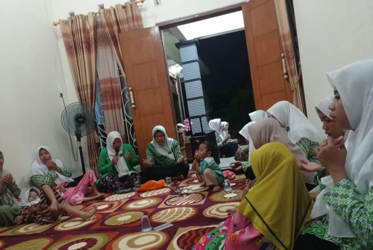 Peringati Maulid Nabi 1445 H, Kader Fatayat Ketanjung Gelar Pembacaan Kitab Al-Barzanji