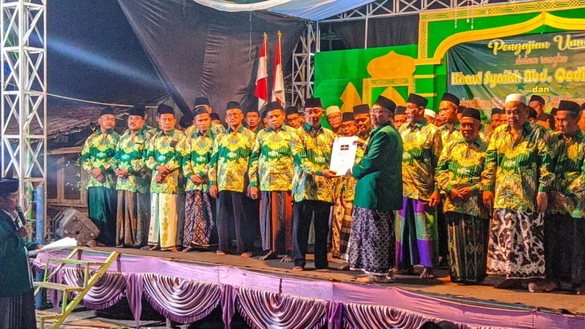 Pengurus MWC NU Karangawen Dilantik, Ketua PCNU Demak: Ulama’ Dan Umaro’ Agar Saling Menguatkan