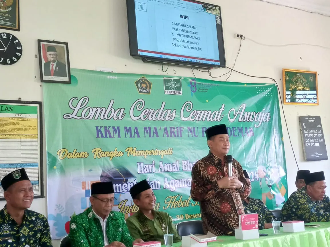 Peringati HAB Kemenag Ke-78, KKM Ma'arif Adakan LCC Aswaja