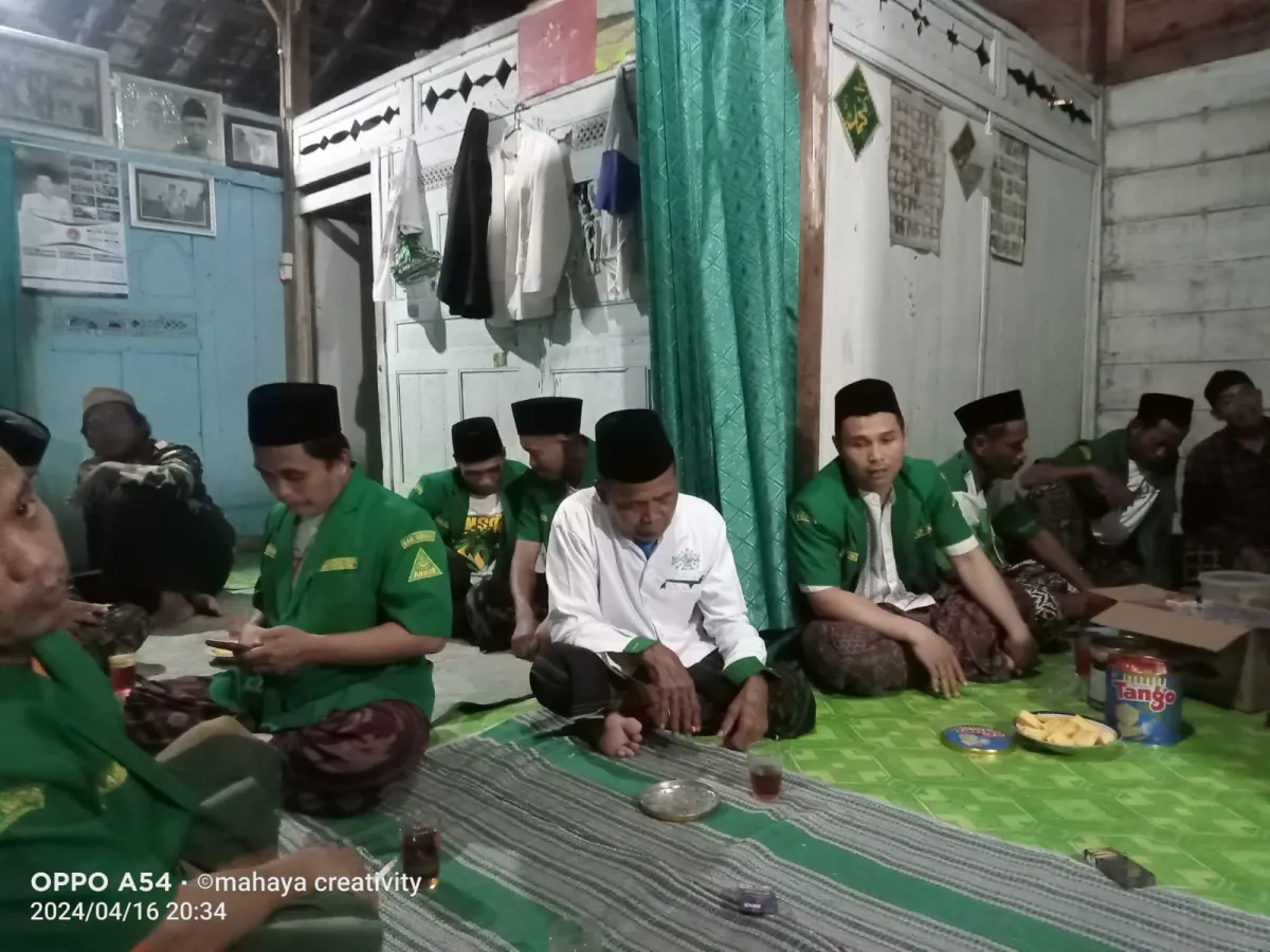 Lebaran, GP Ansor Ranting Guntur Gelar Halal Bihalal Sowan Kyai Dan Ulama Setempat