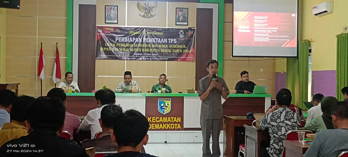 Jelang Pilkada, PPK Bersama PPS Kecamatan Demak Lakukan Pemetaan TPS