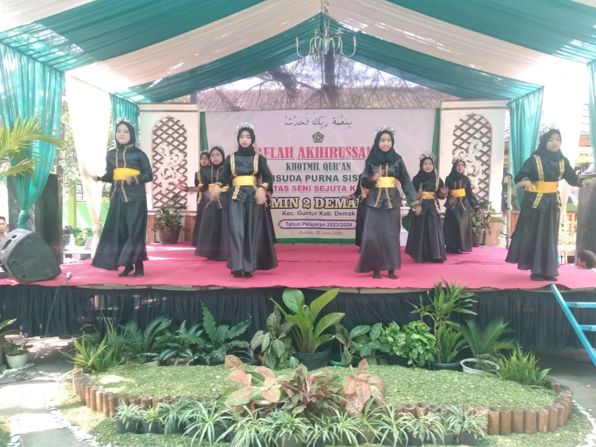 Akhirussannah MIN 2 Demak, Para Murid Gelar Pentas Seni Sejuta Kreasi