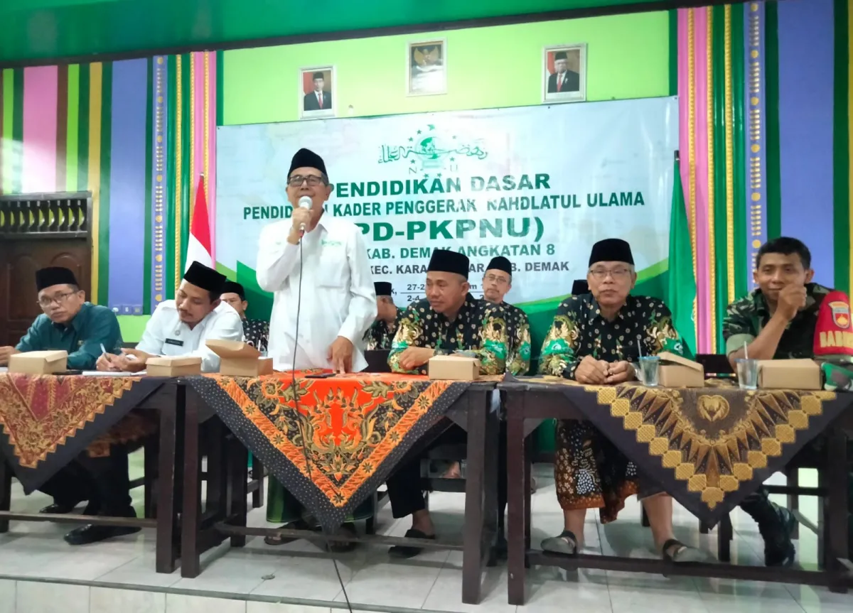 Wakil Ketua PCNU Demak Buka PD PKPNU Angkatan 8 di MWC NU Karanganyar
