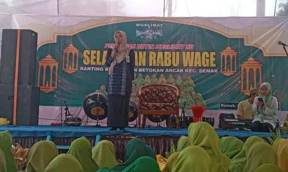 2000 Kader Muslimat NU Demak Kota Hadiri Pengajian Rutin Setiap Rebo Wage