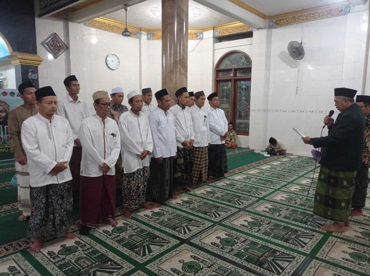 NU Ranting Cangkring Pos Resmi Dilantik, Ketua Ranting: Kami Akan Terus Hadir Dalam Kegiatan Keagaman
