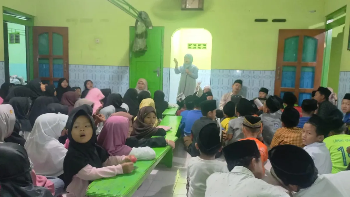 TPQ Fadlul Mujib Karanganyar Gelar Peringatan Maulid Nabi Sekaligus Penerimaan Raport