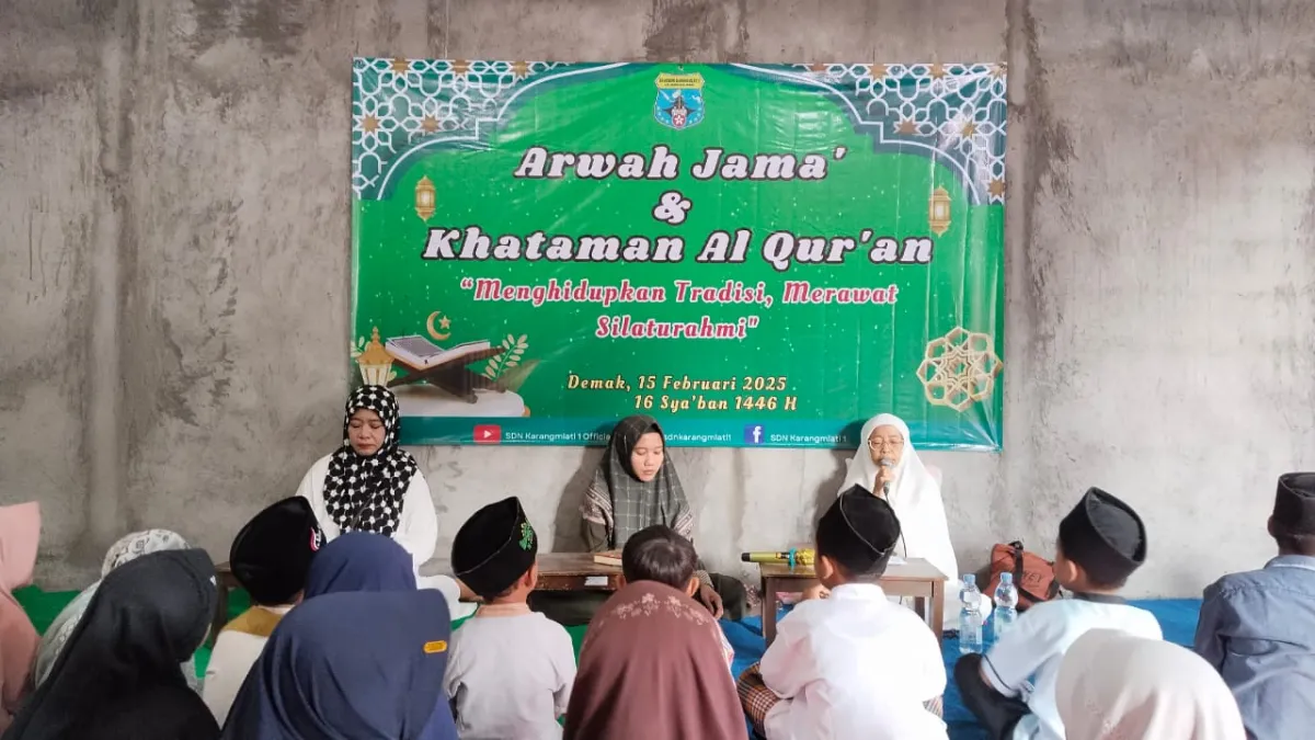 Peringati Nisfu Sya'ban 1446 H, SDN Karangmlati 1 Gelar Kegiatan Arwah Jamak dan Khataman Al-Qur'an