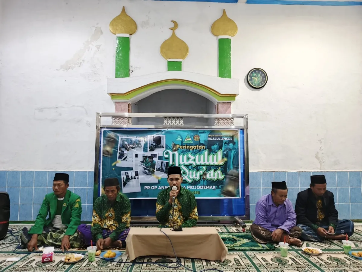 Peringati Nuzulul Qur'an, GP Ansor Ranting Mojodemak Laksanakan Khotmil Qur'an