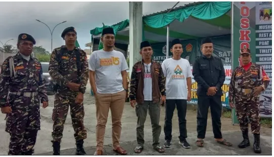 Pastikan Semua Aman dan Lancar, Ketua PW Ansor Jateng Tinjau Posko Mudik Banser