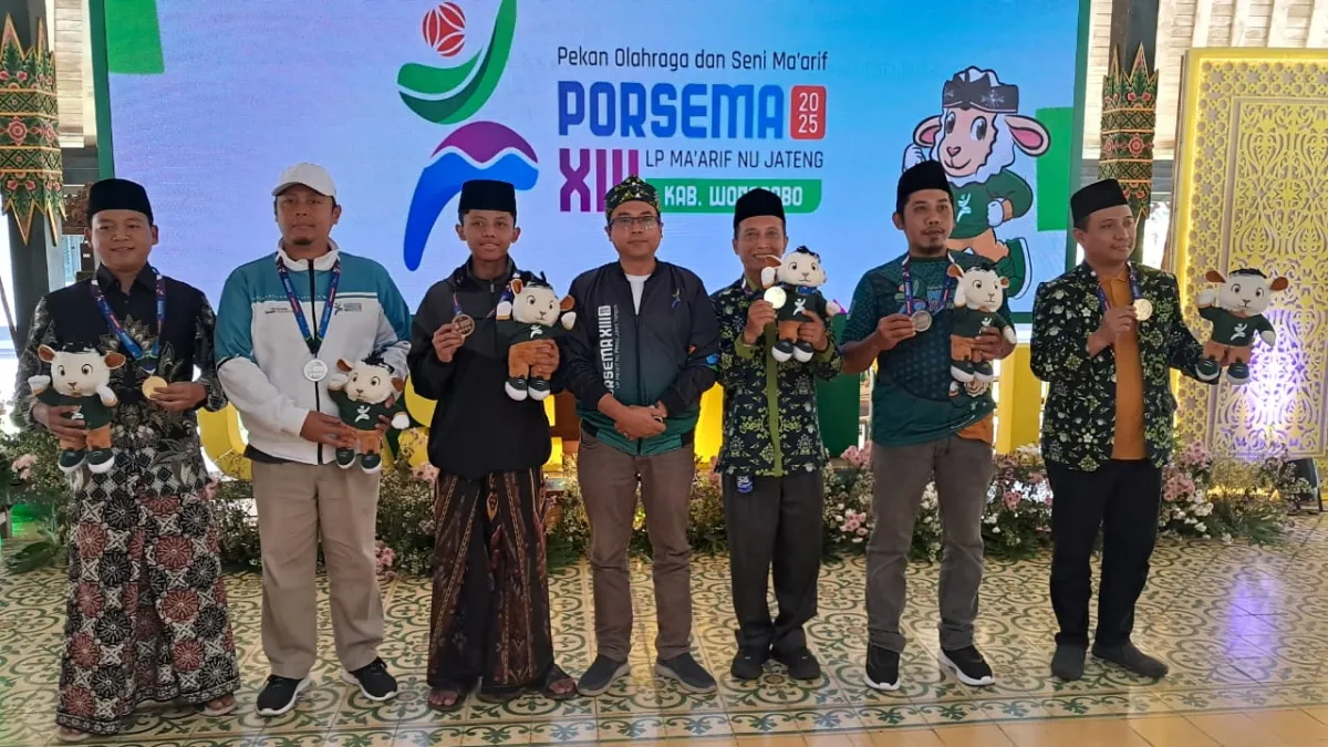Kontingen LP Ma'arif NU PCNU Demak Raih 7 Kejuaraan Porsema NU Tingkat Jawa Tengah